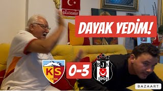 MÜMTAZREİSİ KIZDIRDIM DAYAK YEDİM😂 KAYSERİSPOR 03 BEŞİKTAŞ beşiktaş [upl. by Florentia]