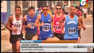 Amado García ganó Medio Maratón de Cartágo [upl. by Halland789]