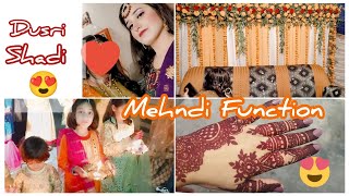 Mehndi Function 😍Czn Ki Shadi 🥰 [upl. by Nellaf]