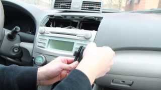 Toyota Camry 20072011 InDash Car Phone Holder Install amp Usage [upl. by Stearne]