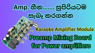 Preamp Mixing Board Amplifier Dual Microphone Input Karaoke Amplifier Module Ali Express [upl. by Calva]