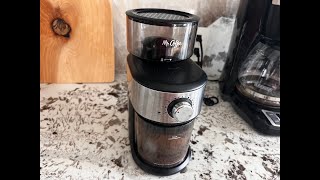 The Ultimate Grind Mr Coffee Burr Coffee Grinder Review and Demo [upl. by Laekcim]