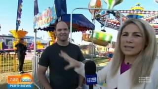 Perth Royal Show 2015  Kids Rides Part One  Today Perth News [upl. by Lombard409]