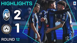 ATALANTAUDINESE 21  HIGHLIGHTS  Atalanta secure comeback win  Serie A 202425 [upl. by Derril]