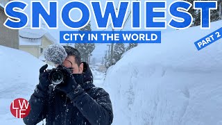 20 Feet of Snow  Worlds Snowiest City Part 2  Aomori Japan [upl. by Barthelemy]