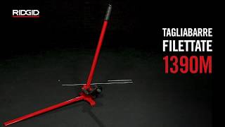 RIDGID Tagliabarre filettate modello 1390M [upl. by Eimmelc]