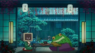 90s lofi Kyoto 🌧 calm your anxiety relaxing music chill lofi hip hop beats [upl. by Annerahs]