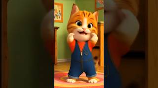 Cute Cat Dancing in his Room shorts youtubeshorts cutcat [upl. by Langley]