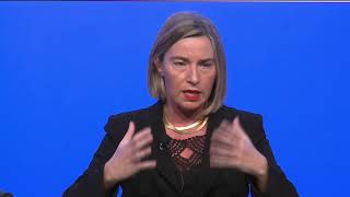 MED 2017  Dialogue with Federica Mogherini [upl. by Fair617]