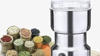 Nima Mixer Grinder Mini Stainless Steel Coffee Spice Nuts Grains Bean Grinder Mixer [upl. by Saffian]