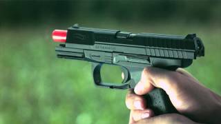 Walther P99 DAO CO2 Airsoft Slo Mo [upl. by Tamah]