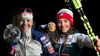 Dorothea Wierer and Kaisa Mäkäräinen [upl. by Fisuoy]