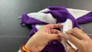 Knitting Help Mattress Stitching knittinghelp wool vardhmanwool vardhman knitters indian [upl. by Cavanaugh]