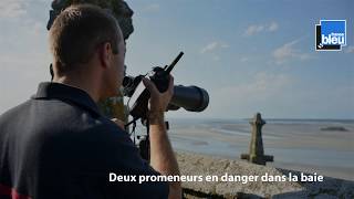 Grandes marées  la baie du MontSaintMichel sous surveillance [upl. by Dorothee]