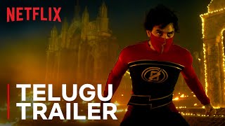 Minnal Murali  Official Telugu Trailer  Tovino Thomas  Basil Joseph  Sophia Paul  Netflix India [upl. by Aindrea]