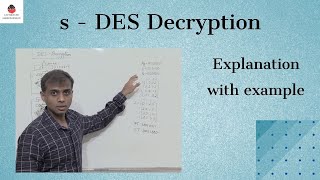 S  DES Decryption  Simplified data encryption standardSDES  Explanation with example [upl. by Hubbard932]