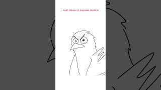 Discovering A Parrot 😂 Animation Meme Orig scottnolasco shorts [upl. by Notsnorb]