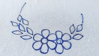 rumal silai  rumal design  embroidery for beginners  রুমালের কোনের ডিজাইন কিভাবে করবে দেখে নাও [upl. by Oiraved]