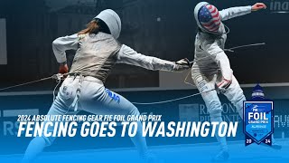 Fencing  FIE Foil Grand Prix from Washington DC FULL EVENT  NBC Sports [upl. by Anibur285]