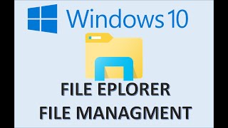 Windows 10  File Explorer amp Management  How to Organize Computer Files and Folders System Tutorial [upl. by Helaina]