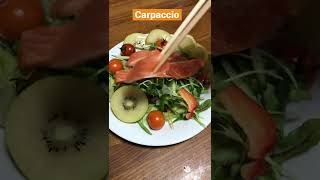 Carpaccio Trout Salmon so delicious and nutritious shorts [upl. by Bevers]