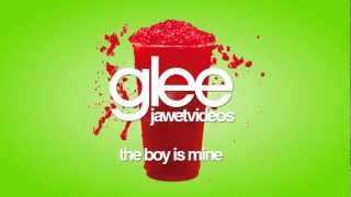 Glee Cast  The Boy Is Mine karaoke version [upl. by Gaylene699]