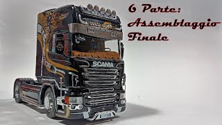 ITALERI 3883 SCANIA R730 V8 TOPLINE quotIMPERIALquot  Parte 6 Assemblaggio Finale Modellismo 124 [upl. by Suivatram]