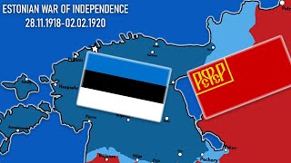 History Of The Estonian Independence War Animated [upl. by Seraphim]