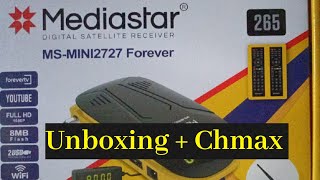 Mediastar MS MINI 2727 Unboxing and Chmax [upl. by Leahcimnaes68]