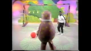 Mr Blobby Plays Football with Garth Crooks [upl. by Anissej298]