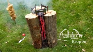 Swedish TorchStove Vertical Cooking My Bushcraft Recipes [upl. by Damara]