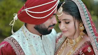 New punjabi Wedding highlights Deepak weds Rashminder [upl. by Adnahsar]