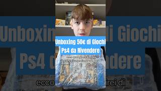 50€ di GIOCHI PS4 da RIVENDERE playstation ps4 compravendita unboxing flipping gaming [upl. by Asertal]