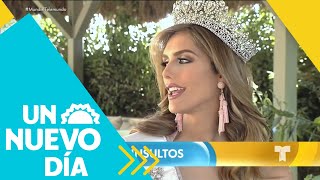 ¡Una española transgénero busca ser Miss Universo  Un Nuevo Día  Telemundo [upl. by Jewell413]