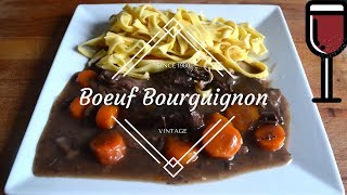 RECETTE N°7  Boeuf Bourguignon [upl. by Goss]