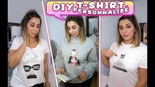 Comment personnaliser un tshirt avec un fer à repasser DIY [upl. by Goldner]