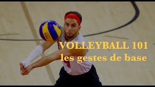 VOLLEYBALL 101 les gestes de base [upl. by Akerdnahs]