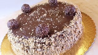 Torta Ferrero Rocher  Ricetta di Fidelity Cucina [upl. by Mollee]