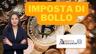 Come calcolare limposta di bollo sulle crypto [upl. by Beale]