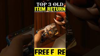 Ager Ye 3 Items Return Aagayi Phir Kya Hoga ❓ oldfreefire viralshort freefire [upl. by Merralee]