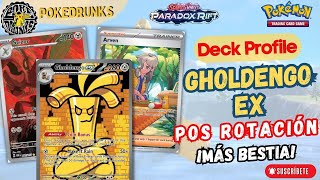 Pokemon TCG Gholdengo Ex Deck Profile en español  Gholdengo post rotación es una bestia [upl. by Euqirne]