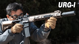 東京マルイ 次世代電動ガン URGI SOPMOD BLOCK3 カスタム サイレンサー ドットサイトつけて ホップ性能 屋外エアガンレビュー [upl. by Efeek]