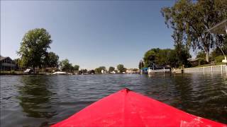 Kayaking Lake Erie Metropark Brownstown MI [upl. by Fidelio642]