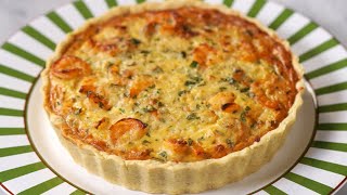 Recette  Tarte aux Crevettes 🥧🍤l [upl. by Yrrot]