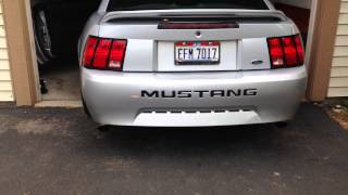 V6 mustang 2step with glass packs [upl. by Adym]