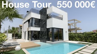 House Tour  Villa design et moderne à 550 000€ [upl. by Nigrom]