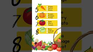 Vocabulário de frutas e verduras em inglês [upl. by Lala]