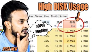 2023 FIX 100 Disk Usage Problem in Windows 1011  High Disk Usage [upl. by Mccully162]