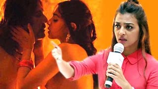 Radhika Apte Slams Reporter for Question on Leaked Parched Scene [upl. by Atwekk]