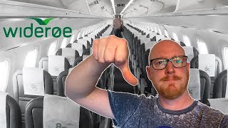 Wideroe E190E2 Review CRAMPED UNCOMFORTABLE DISAPPOINTING [upl. by Roberto850]